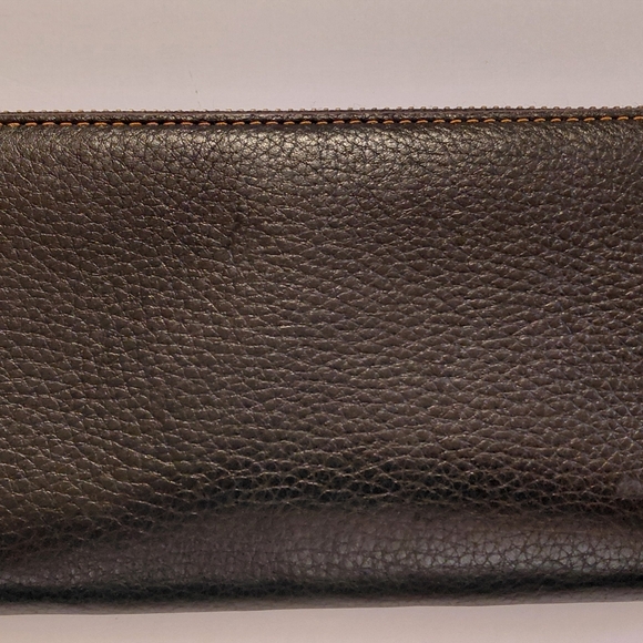 Coach X Peanuts Long Black Leather Wallet 16122B - Picture 13 of 14